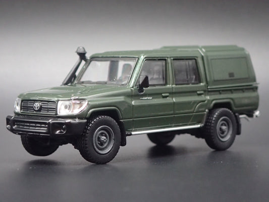 TOYOTA LAND CRUISER 70 SERIES DOUBLE CAB LC79 TRUCK 1/64 SCALE DIECAST MODEL CAR