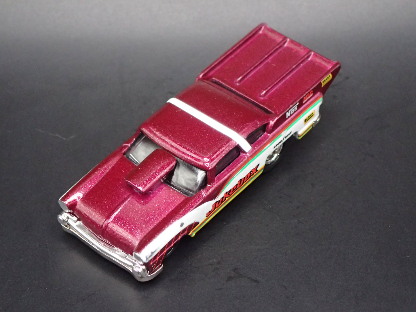 1955 55 FORD CROWN VICTORIA NHRA JUKEBOX 1:64 SCALE DIORAMA DIECAST MODEL CAR