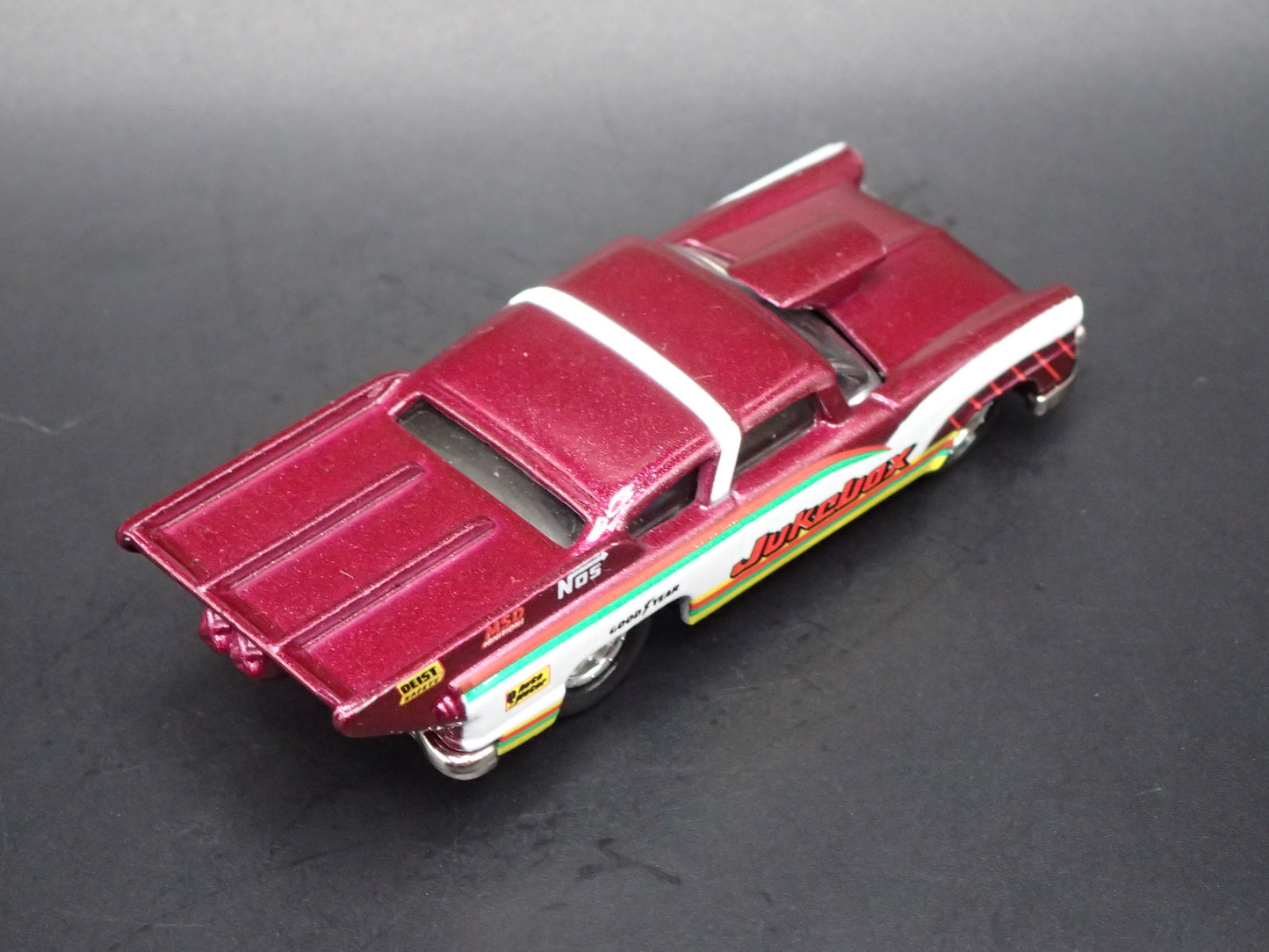 1955 55 FORD CROWN VICTORIA NHRA JUKEBOX 1:64 SCALE DIORAMA DIECAST MODEL CAR