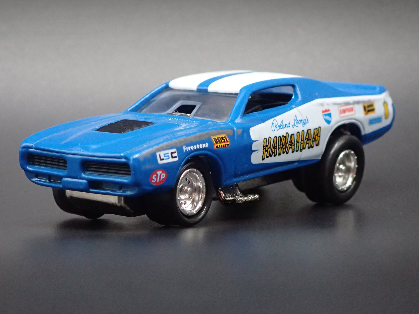1971 71 DODGE CHARGER NHRA FUNNY CAR HAWAIIAN RARE 1/64 SCALE DIECAST MODEL CAR