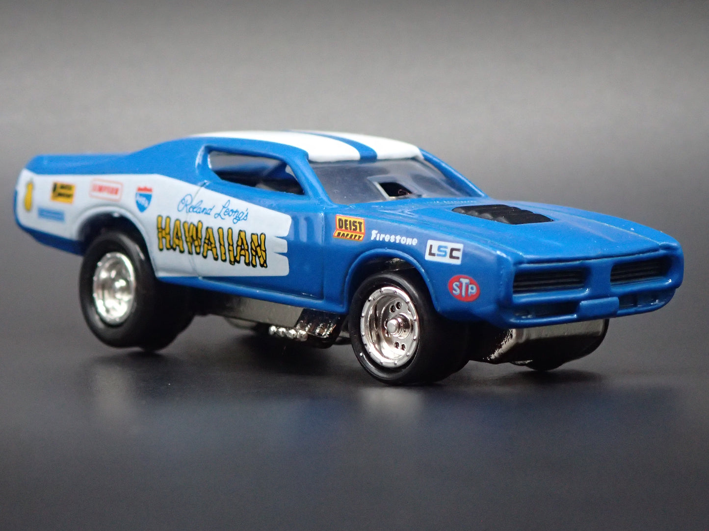 1971 71 DODGE CHARGER NHRA FUNNY CAR HAWAIIAN RARE 1/64 SCALE DIECAST MODEL CAR