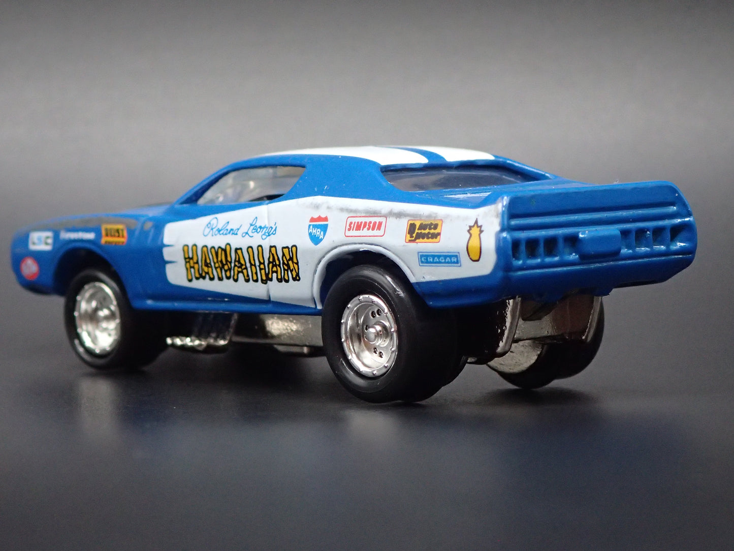 1971 71 DODGE CHARGER NHRA FUNNY CAR HAWAIIAN RARE 1/64 SCALE DIECAST MODEL CAR