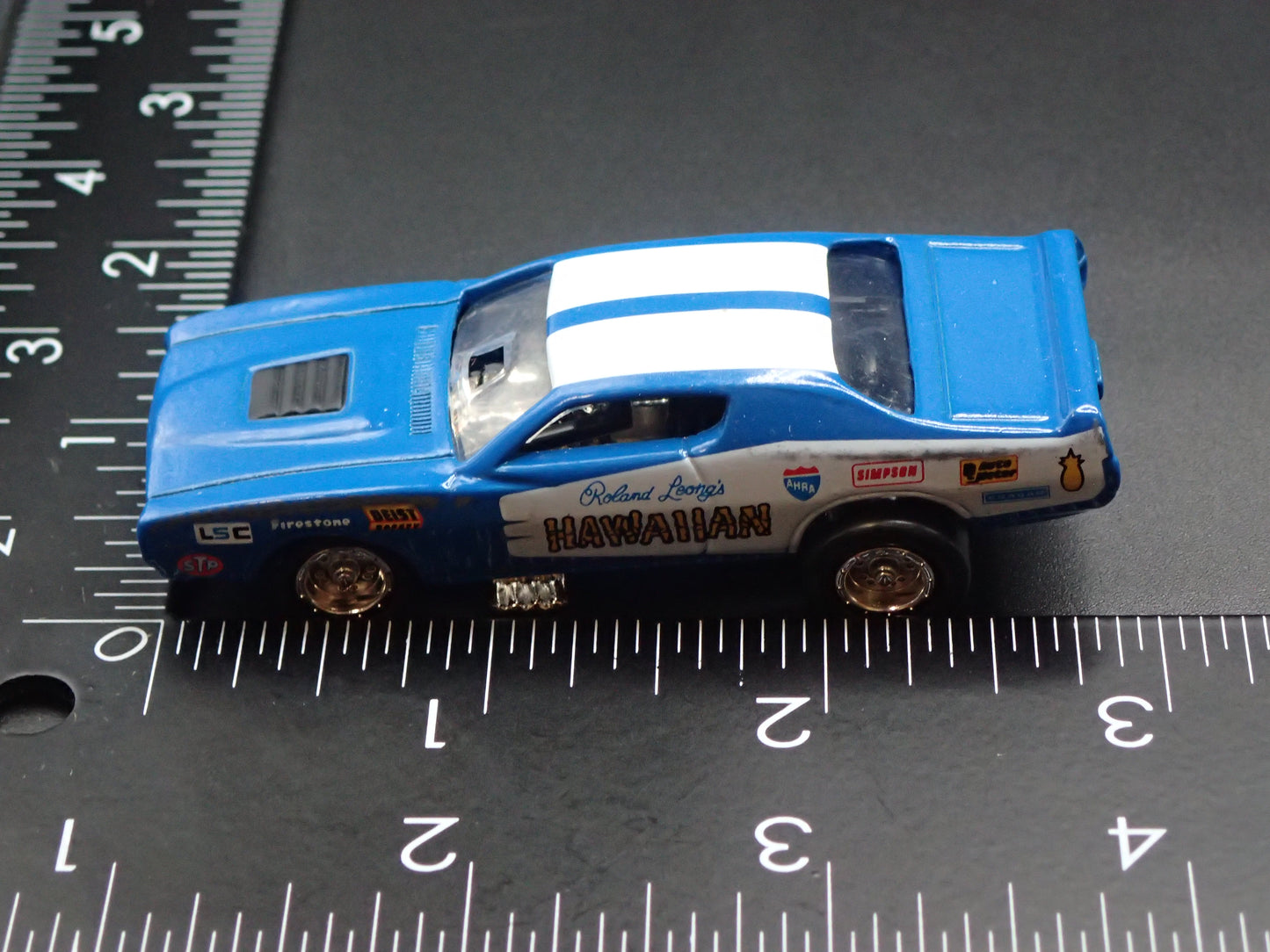 1971 71 DODGE CHARGER NHRA FUNNY CAR HAWAIIAN RARE 1/64 SCALE DIECAST MODEL CAR