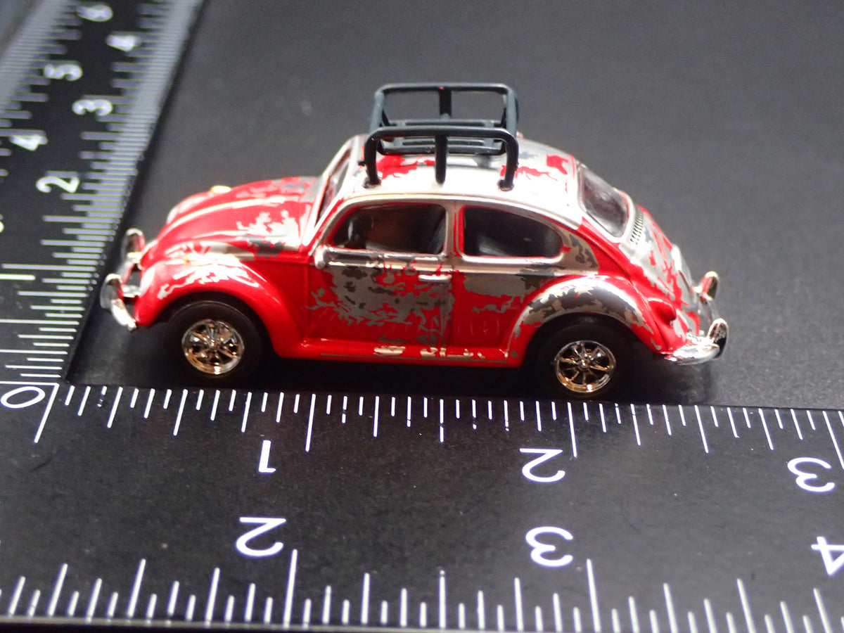 1960-1967 VW VOLKSWAGEN CLASSIC BEETLE BUG BARN FIND 1:64 SCALE DIECAST CAR