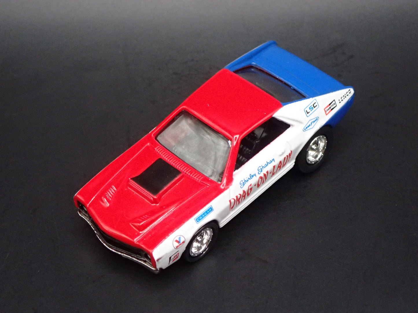 1969 69 AMC AMX DRAG ON LADY NHRA WHITE 1:64 SCALE COLLECTIBLE DIECAST MODEL CAR