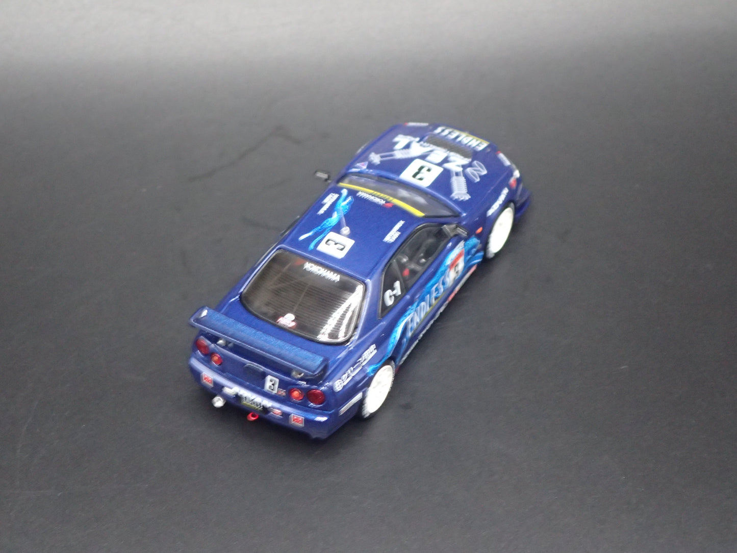 1999-2002 NISSAN SKYLINE GTR R34 #3 ENDLESS ADVAN 1:64 SCALE DIECAST MODEL CAR