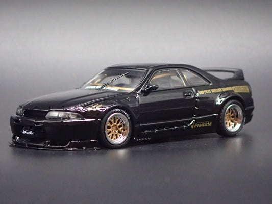 1993-1998 NISSAN SKYLINE GTR BCNR33 PANDEM ROCKET BUNNY 1:64 SCALE DIECAST MODEL CAR