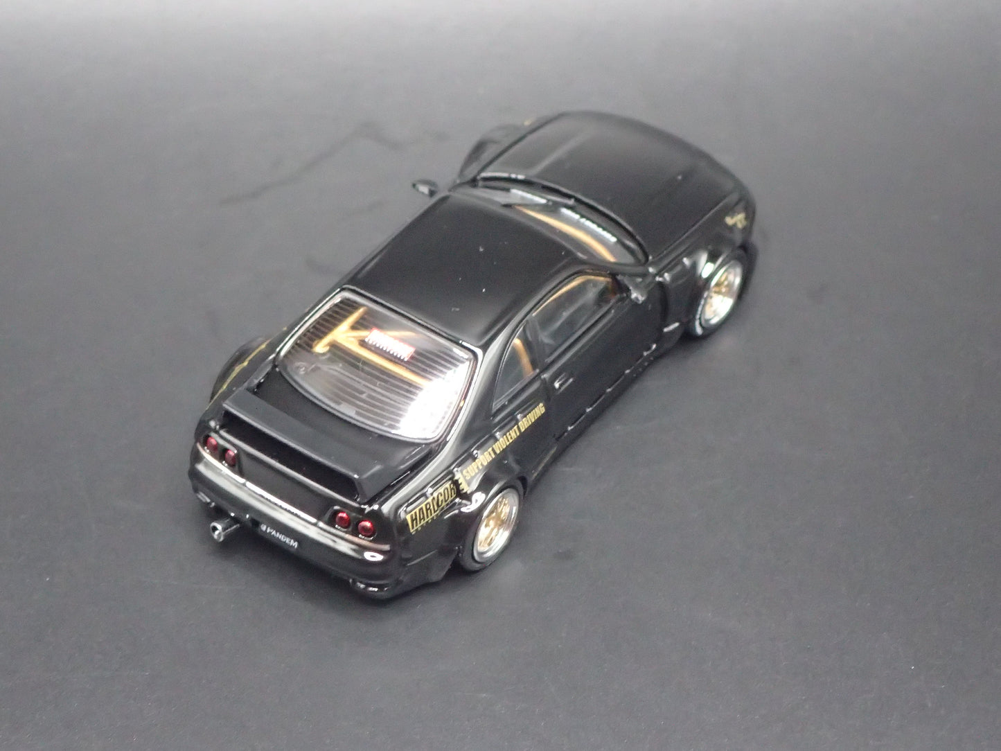 1993-1998 NISSAN SKYLINE GTR BCNR33 PANDEM ROCKET BUNNY 1:64 SCALE DIECAST MODEL CAR