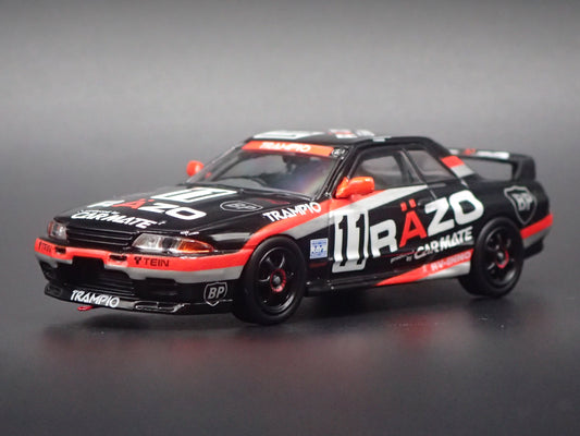 1989-1994 NISSAN SKYLINE GTR R32 RAZO TRAMPIO 1:64 SCALE DIORAMA DIECAST MODEL CAR