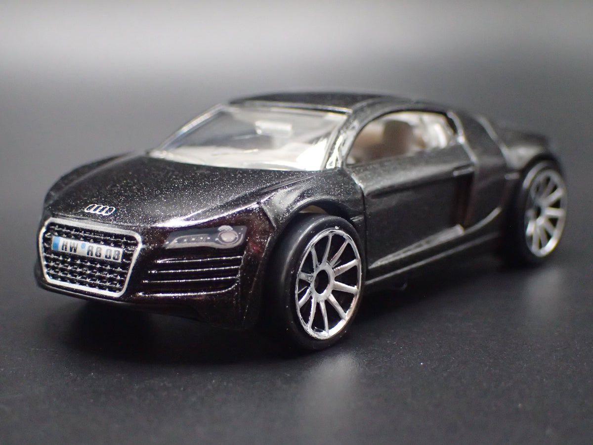 2006-2015 AUDI R8 SUPERCAR BLACK 1:64 SCALE COLLECTIBLE DIORAMA DIECAST MODEL CAR