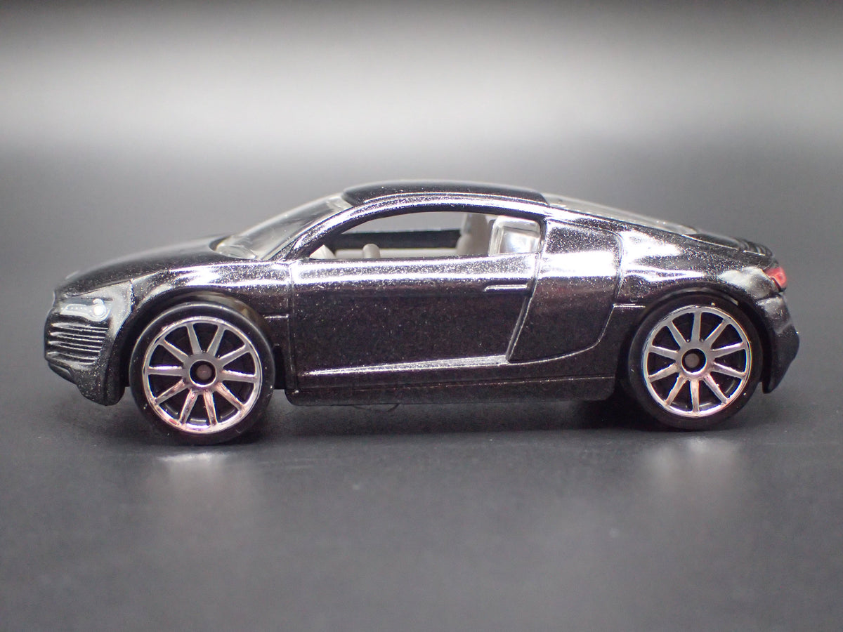 2006-2015 AUDI R8 SUPERCAR BLACK 1:64 SCALE COLLECTIBLE DIORAMA DIECAST MODEL CAR