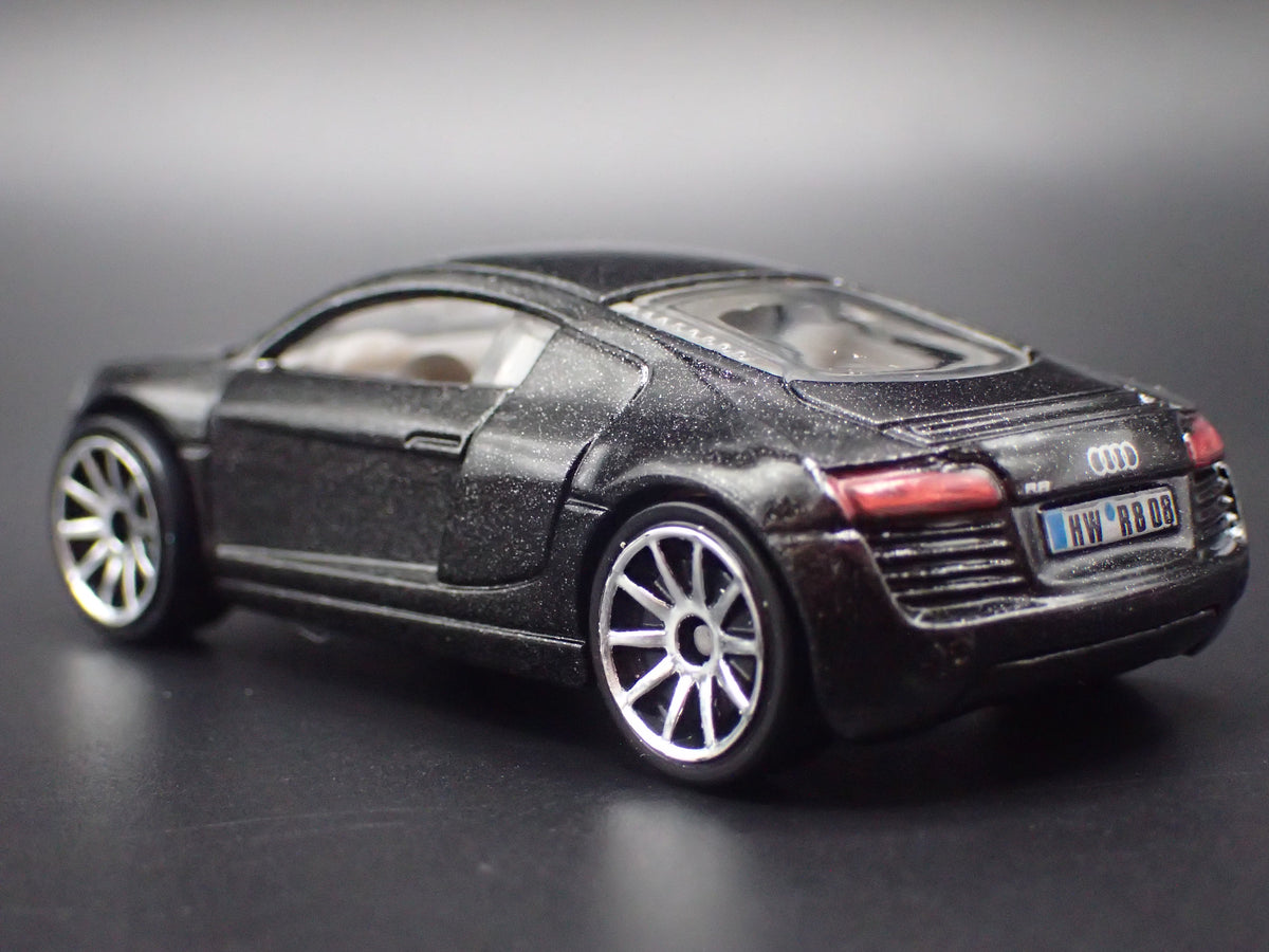 2006-2015 AUDI R8 SUPERCAR BLACK 1:64 SCALE COLLECTIBLE DIORAMA DIECAST MODEL CAR