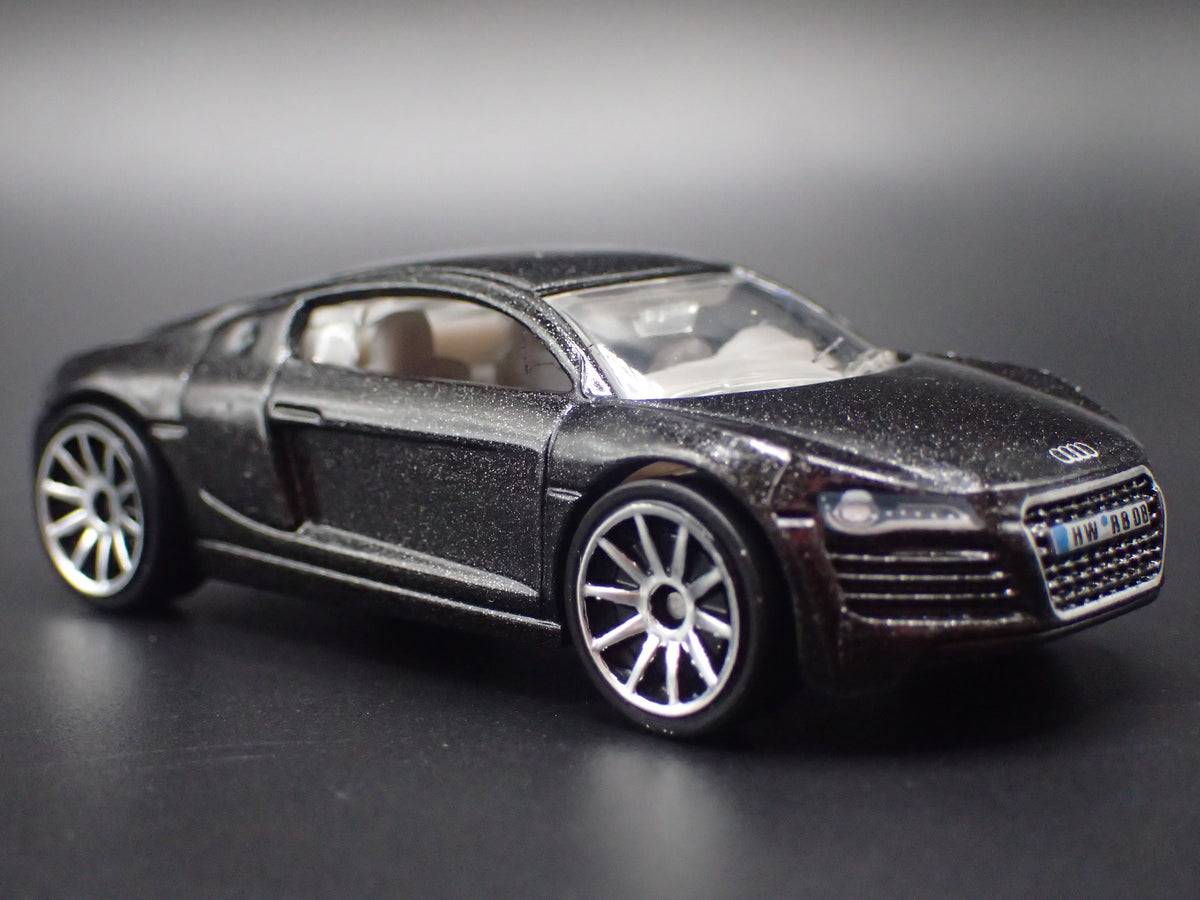 2006-2015 AUDI R8 SUPERCAR BLACK 1:64 SCALE COLLECTIBLE DIORAMA DIECAST MODEL CAR