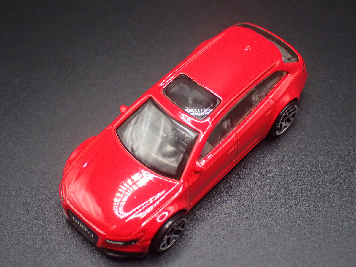 2013-2018 AUDI AVANT RS6 STATION WAGON RED 1/64 SCALE DIORAMA DIECAST MODEL CAR