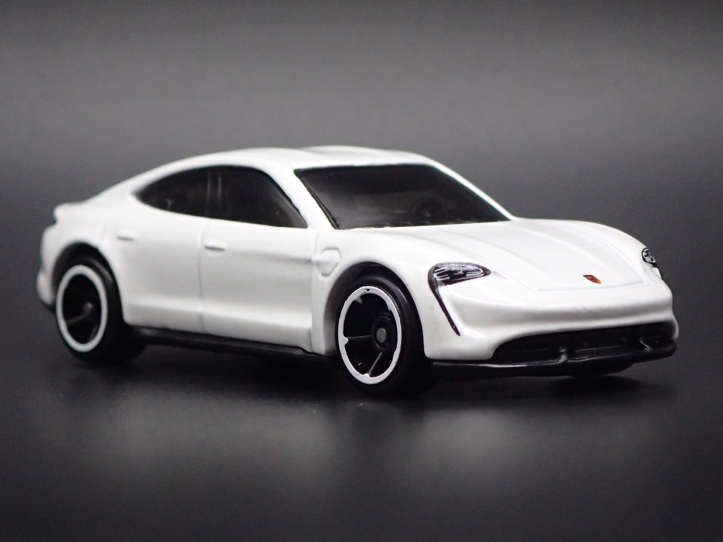2019-2025 PORSCHE TAYCAN TURBO S WHITE 1:64 SCALE COLLECTIBLE DIECAST MODEL CAR
