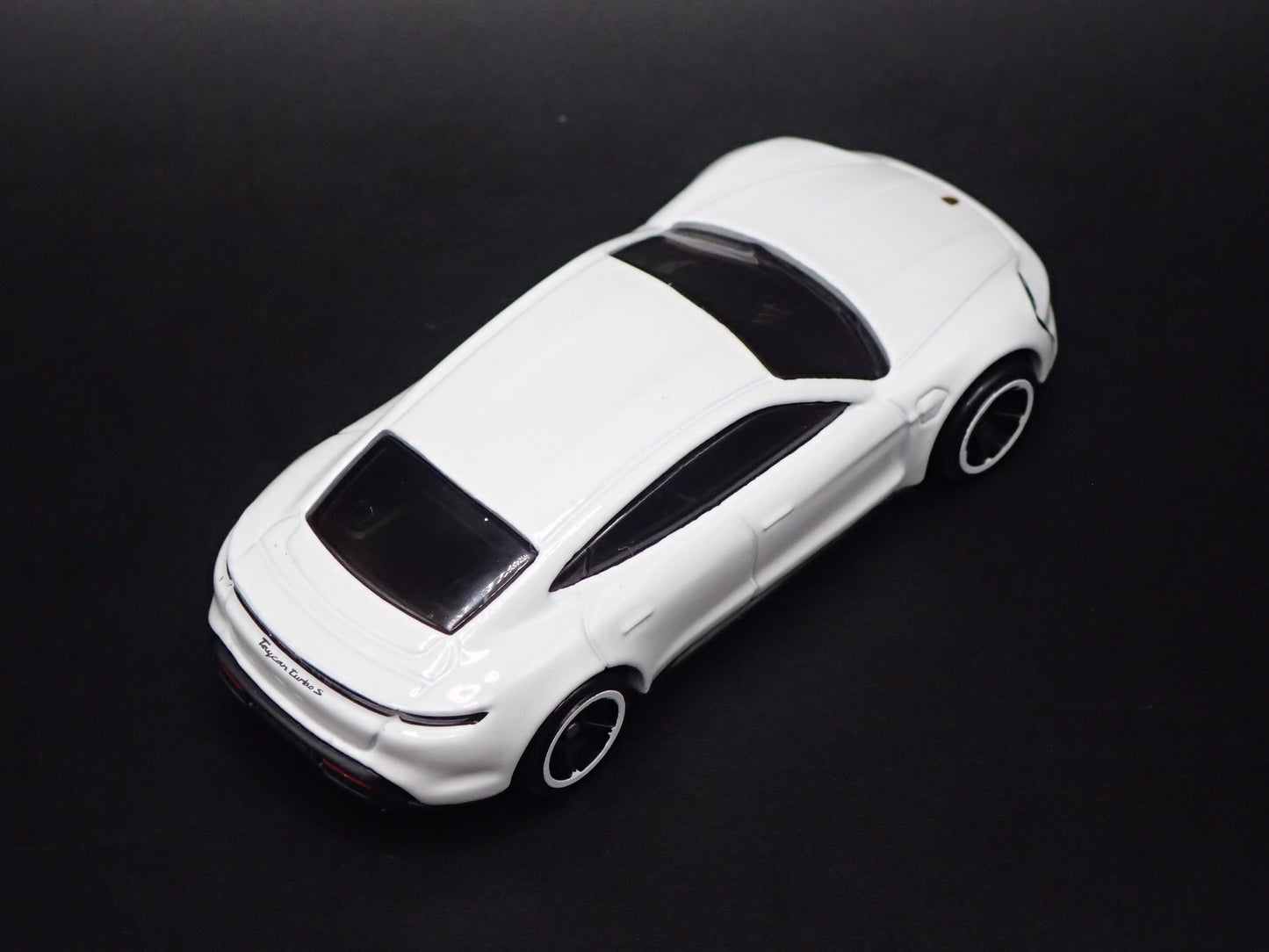 2019-2025 PORSCHE TAYCAN TURBO S WHITE 1:64 SCALE COLLECTIBLE DIECAST MODEL CAR