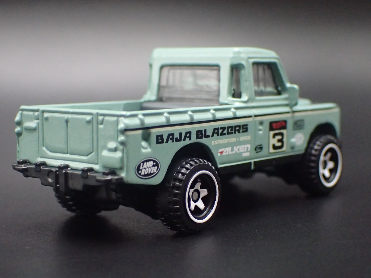 1971-1985 LAND ROVER SERIES III 3 PICKUP TRUCK GREEN 1/64 SCALE DIECAST MODEL CAR