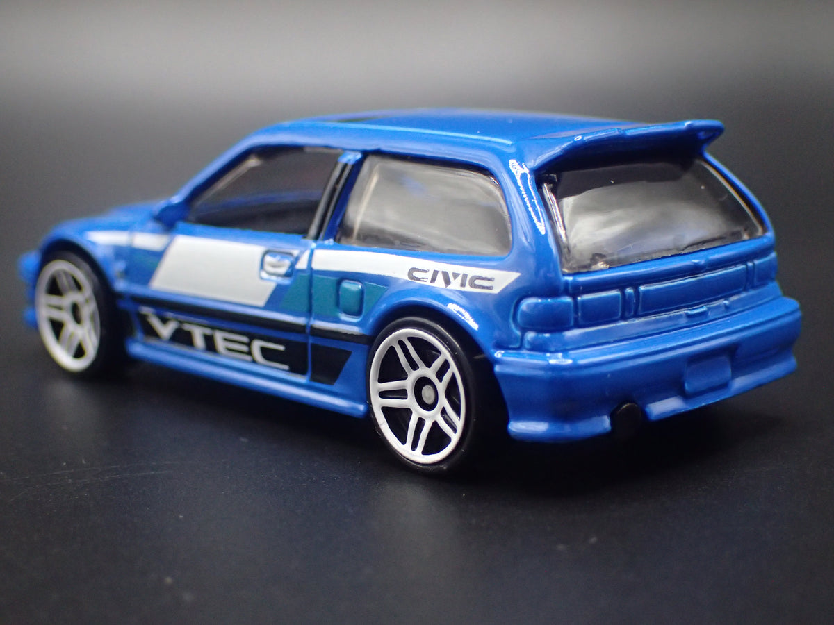 1987-1991 HONDA CIVIC EF HATCH 1:64 SCALE COLLECTIBLE DIORAMA DIECAST MODEL CAR
