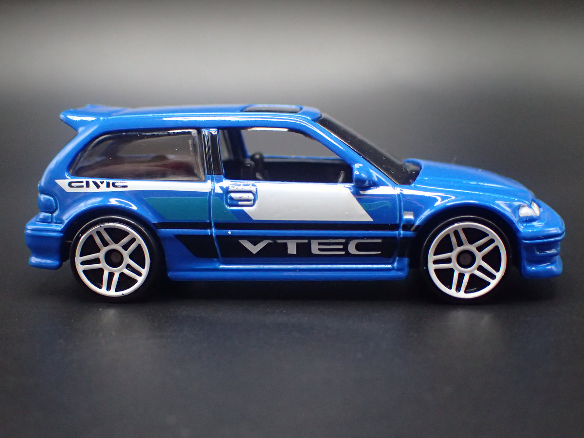 1987-1991 HONDA CIVIC EF HATCH 1:64 SCALE COLLECTIBLE DIORAMA DIECAST MODEL CAR