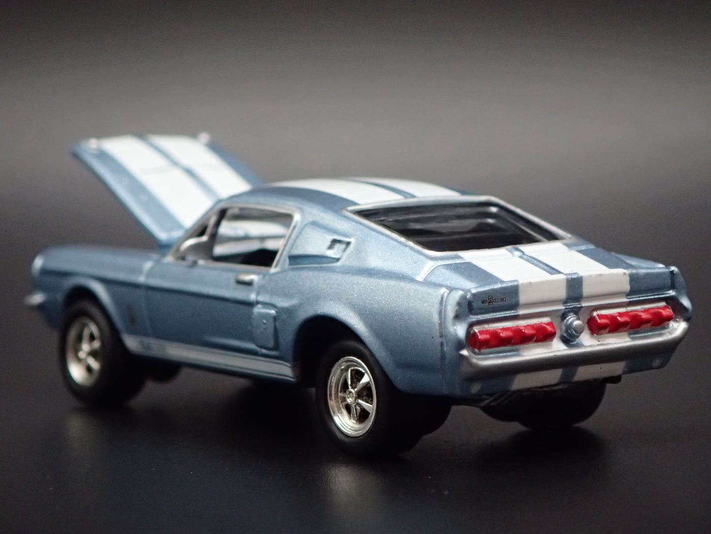 1967 67 FORD MUSTANG SHELBY GT500 RARE 1/64 SCALE DIORAMA DIECAST MODEL CAR