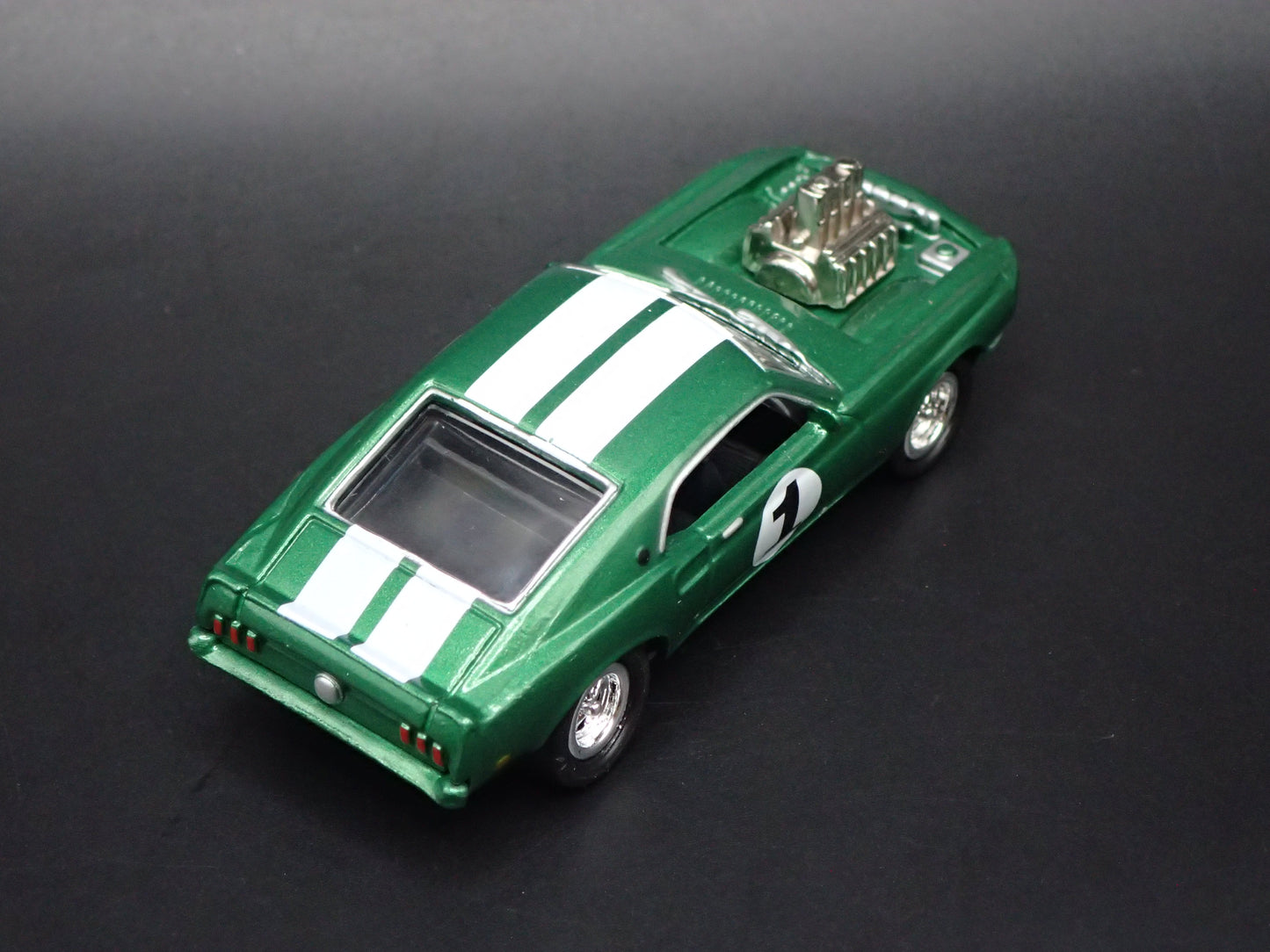 1976 FORD MUSTANG II COBRA ll GREEN 1:64 SCALE COLLECTIBLE DIECAST MODEL CAR