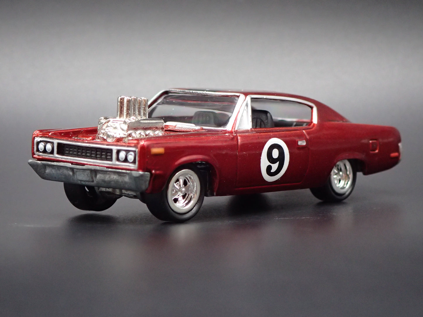 1970 70 AMC REBEL MACHINE RED 1:64 SCALE COLLECTIBLE DIORAMA DIECAST MODEL CAR