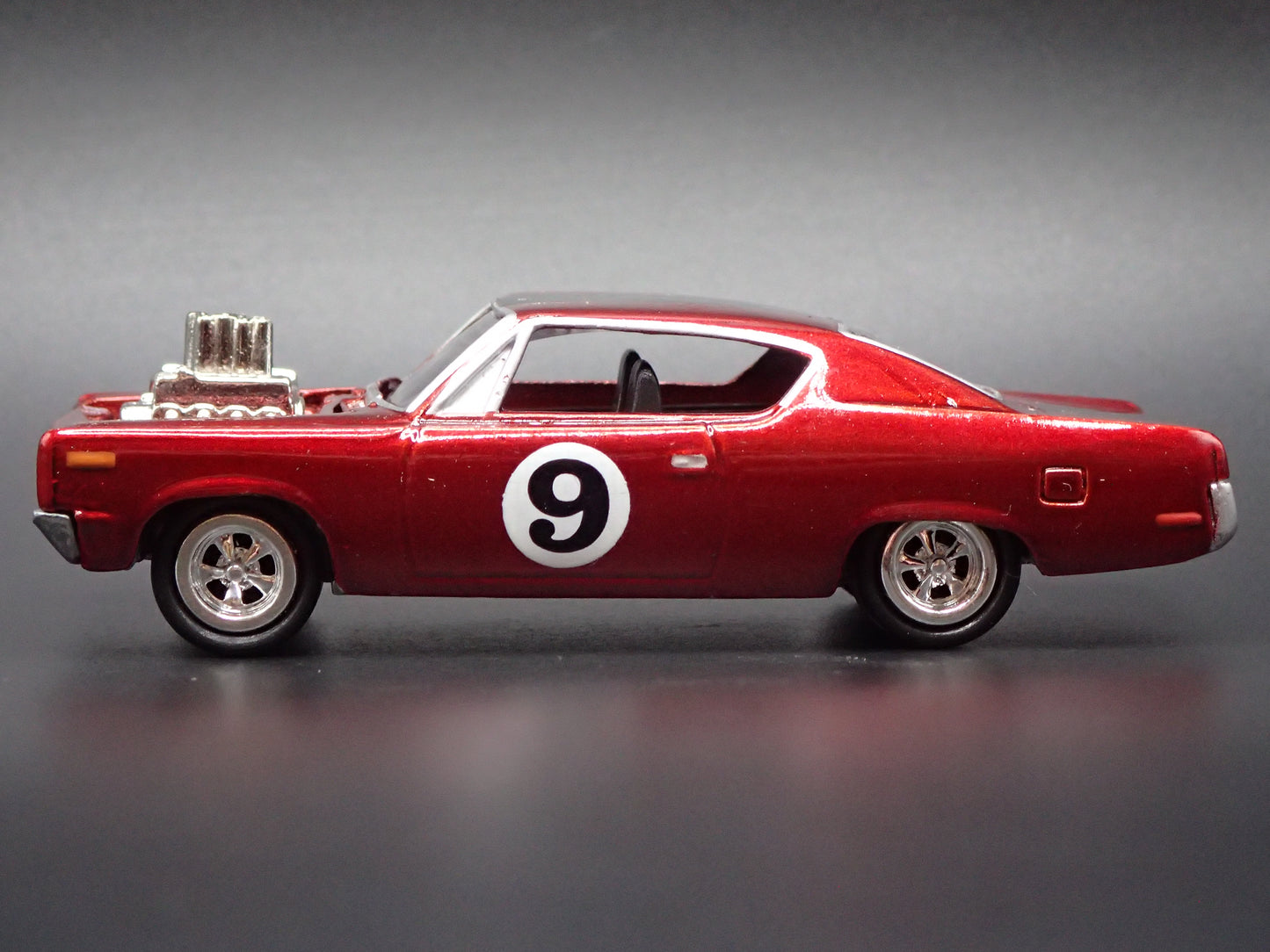 1970 70 AMC REBEL MACHINE RED 1:64 SCALE COLLECTIBLE DIORAMA DIECAST MODEL CAR