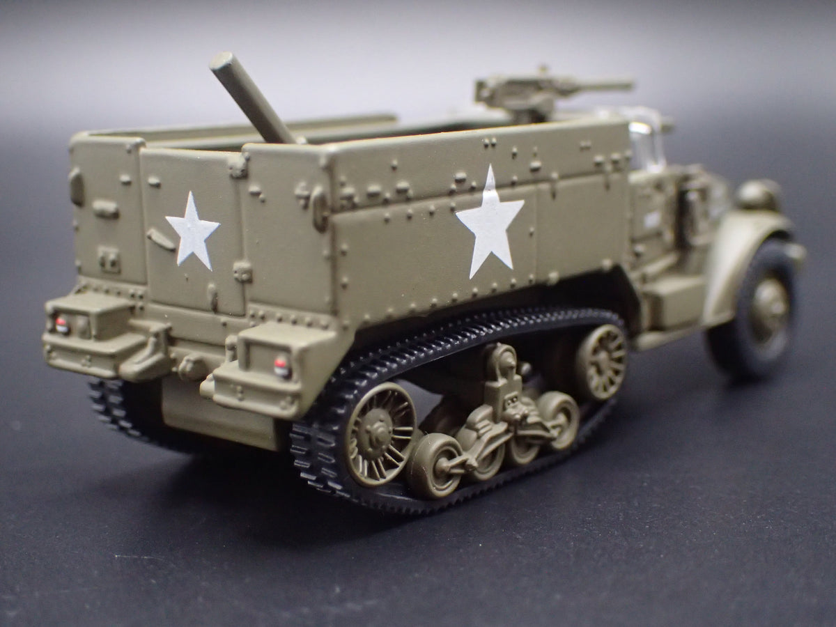 WWII M16 HALF-TRACK ARMY MILITARY RARE 1:87 SCALE COLLECTIBLE DIECAST MODEL