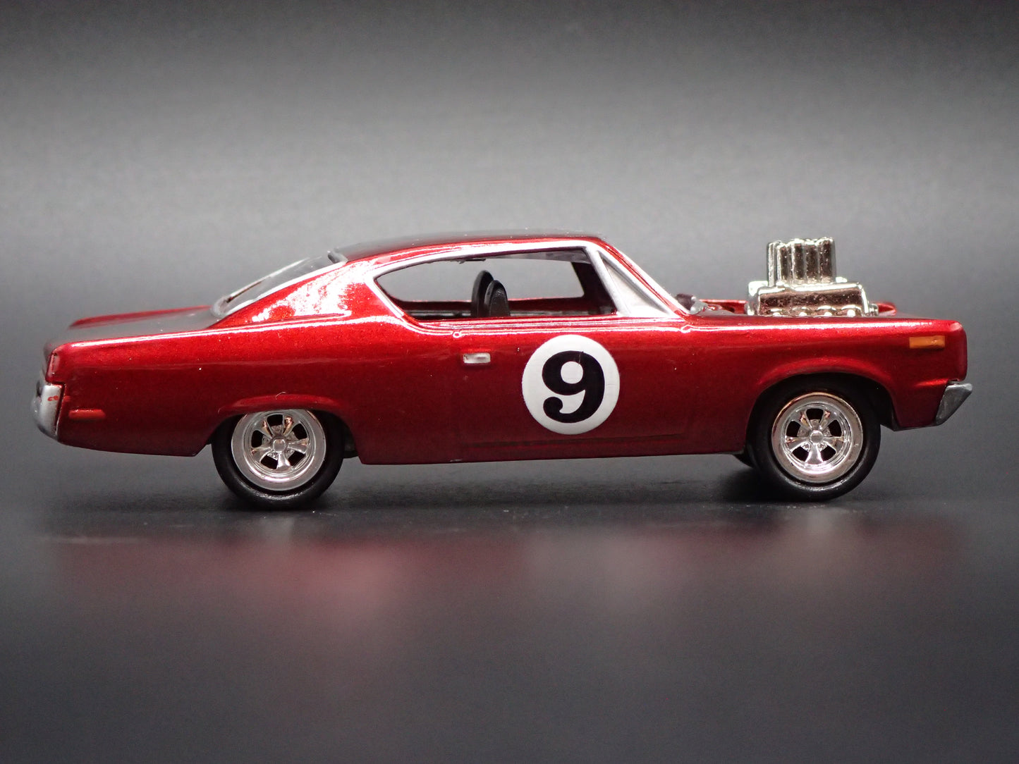 1970 70 AMC REBEL MACHINE RED 1:64 SCALE COLLECTIBLE DIORAMA DIECAST MODEL CAR