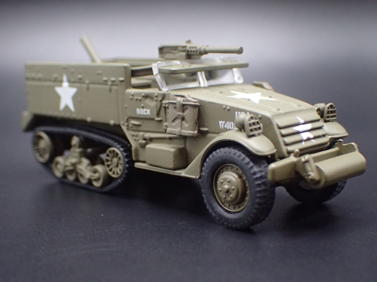 WWII M16 HALF-TRACK ARMY MILITARY RARE 1:87 SCALE COLLECTIBLE DIECAST MODEL