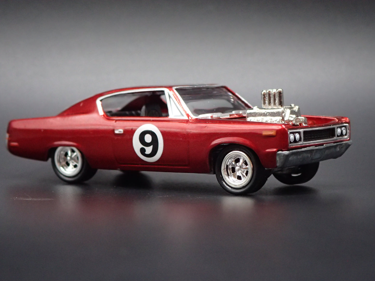 1970 70 AMC REBEL MACHINE RED 1:64 SCALE COLLECTIBLE DIORAMA DIECAST MODEL CAR