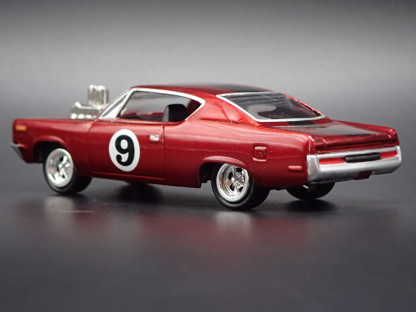 1970 70 AMC REBEL MACHINE RED 1:64 SCALE COLLECTIBLE DIORAMA DIECAST MODEL CAR