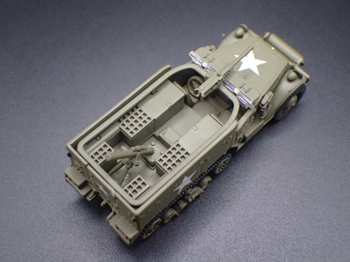 WWII M16 HALF-TRACK ARMY MILITARY RARE 1:87 SCALE COLLECTIBLE DIECAST MODEL