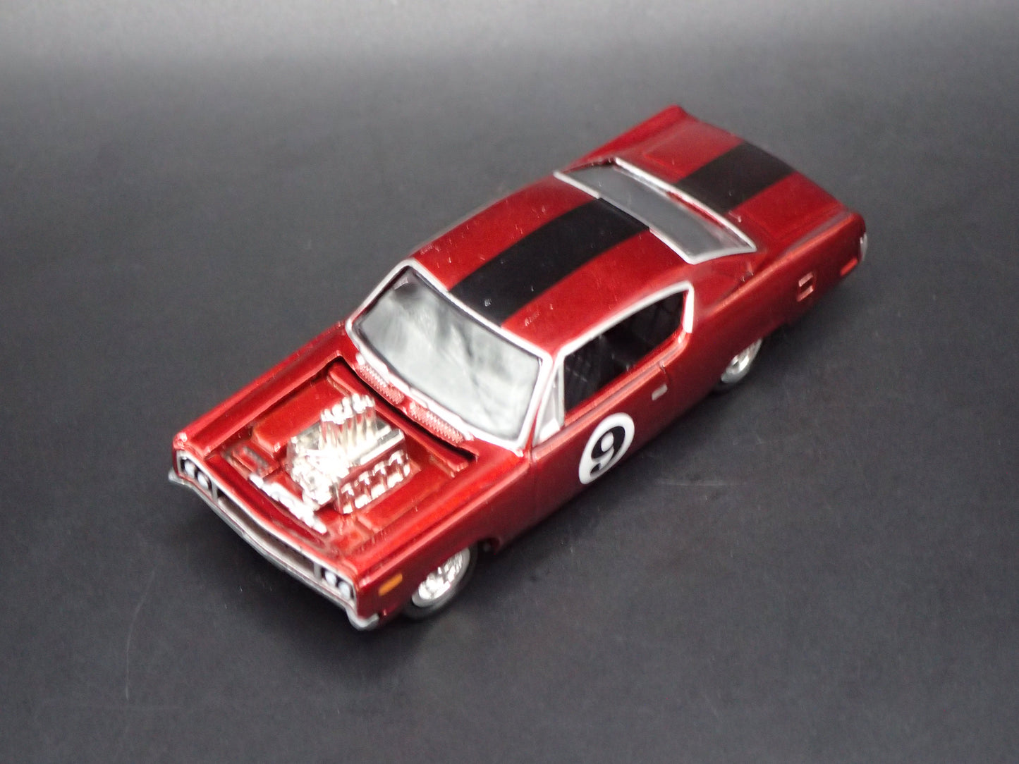 1970 70 AMC REBEL MACHINE RED 1:64 SCALE COLLECTIBLE DIORAMA DIECAST MODEL CAR