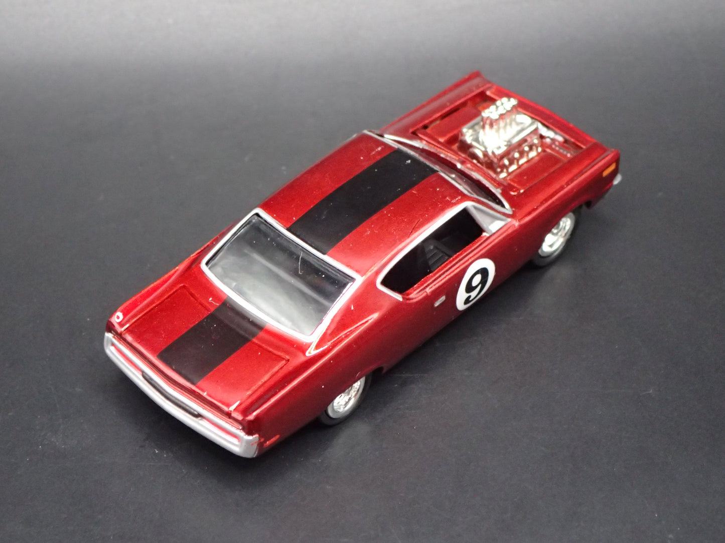 1970 70 AMC REBEL MACHINE RED 1:64 SCALE COLLECTIBLE DIORAMA DIECAST MODEL CAR