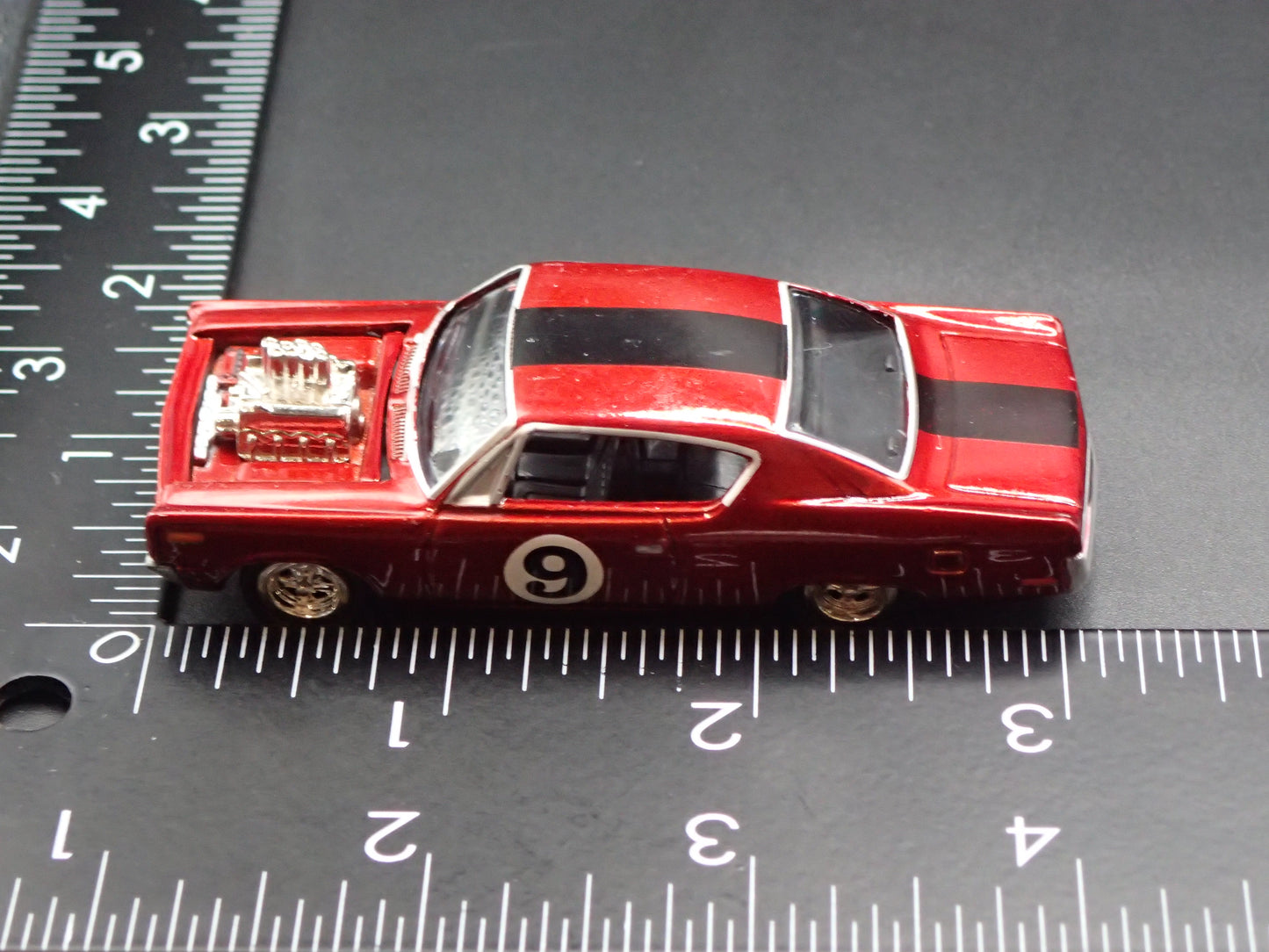 1970 70 AMC REBEL MACHINE RED 1:64 SCALE COLLECTIBLE DIORAMA DIECAST MODEL CAR