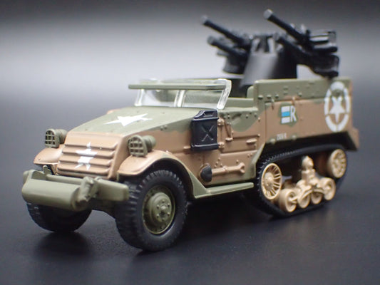 WWII M16 HALF-TRACK ARMY MILITARY RARE 1:87 SCALE COLLECTIBLE DIECAST MODEL