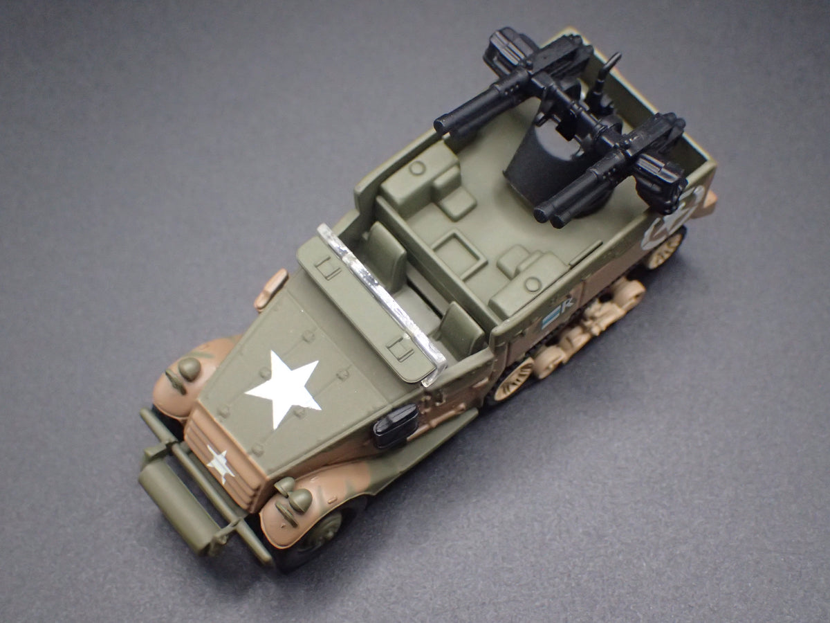 WWII M16 HALF-TRACK ARMY MILITARY RARE 1:87 SCALE COLLECTIBLE DIECAST MODEL