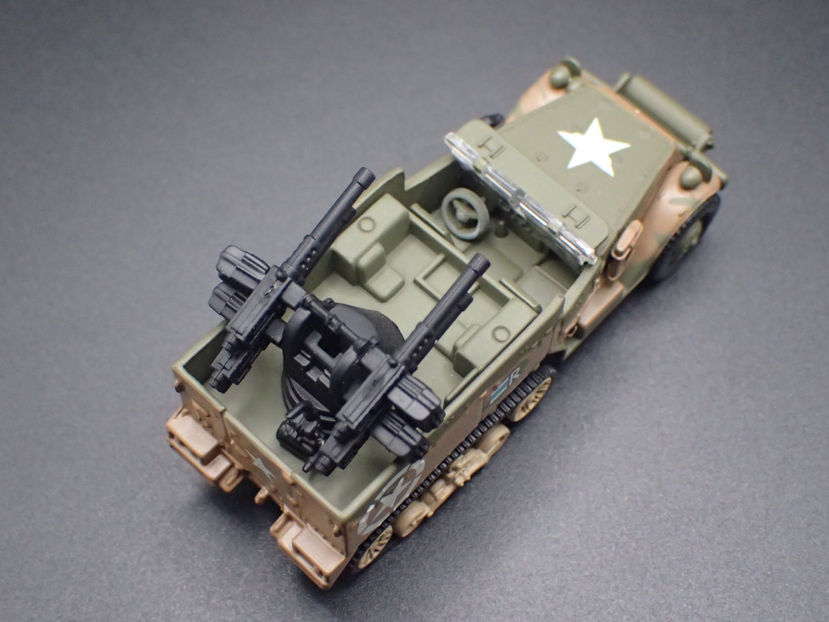 WWII M16 HALF-TRACK ARMY MILITARY RARE 1:87 SCALE COLLECTIBLE DIECAST MODEL