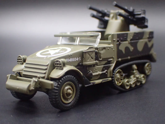 WWII M16 HALF-TRACK ARMY MILITARY RARE 1:87 SCALE COLLECTIBLE DIECAST MODEL