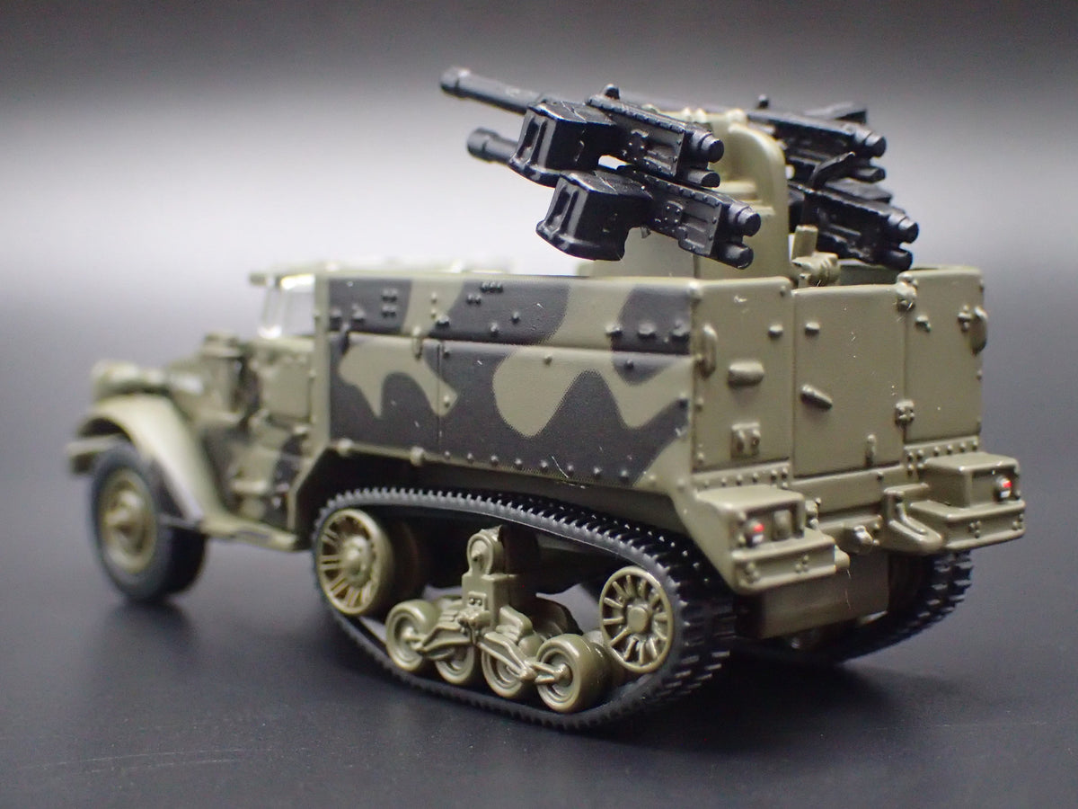 WWII M16 HALF-TRACK ARMY MILITARY RARE 1:87 SCALE COLLECTIBLE DIECAST MODEL