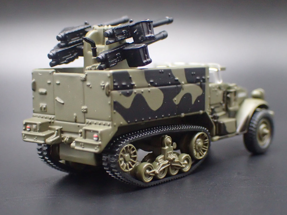 WWII M16 HALF-TRACK ARMY MILITARY RARE 1:87 SCALE COLLECTIBLE DIECAST MODEL
