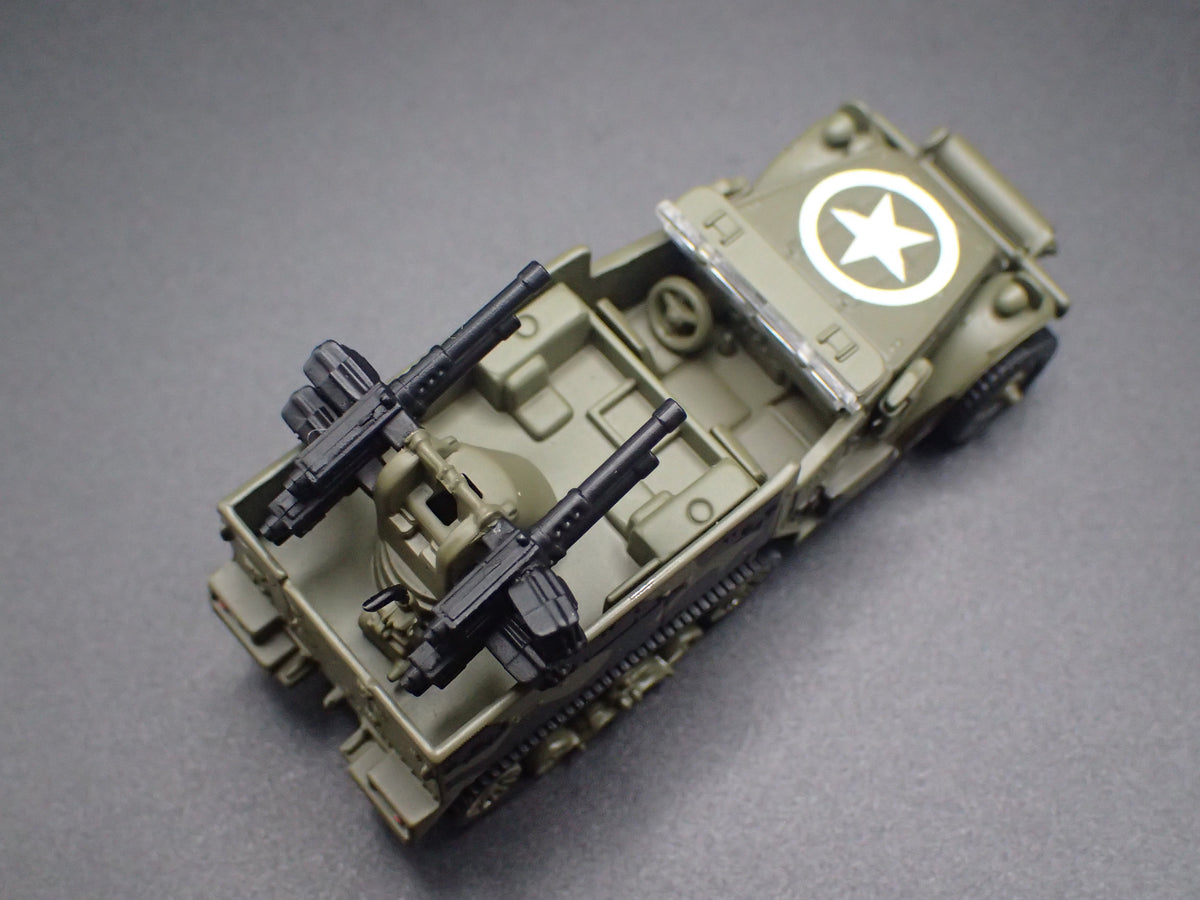 WWII M16 HALF-TRACK ARMY MILITARY RARE 1:87 SCALE COLLECTIBLE DIECAST MODEL