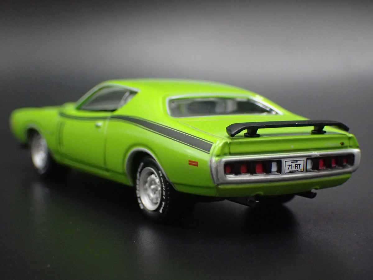 1971 71 DODGE CHARGER RT GREEN 1:64 SCALE COLLECTIBLE DIECAST MODEL CAR