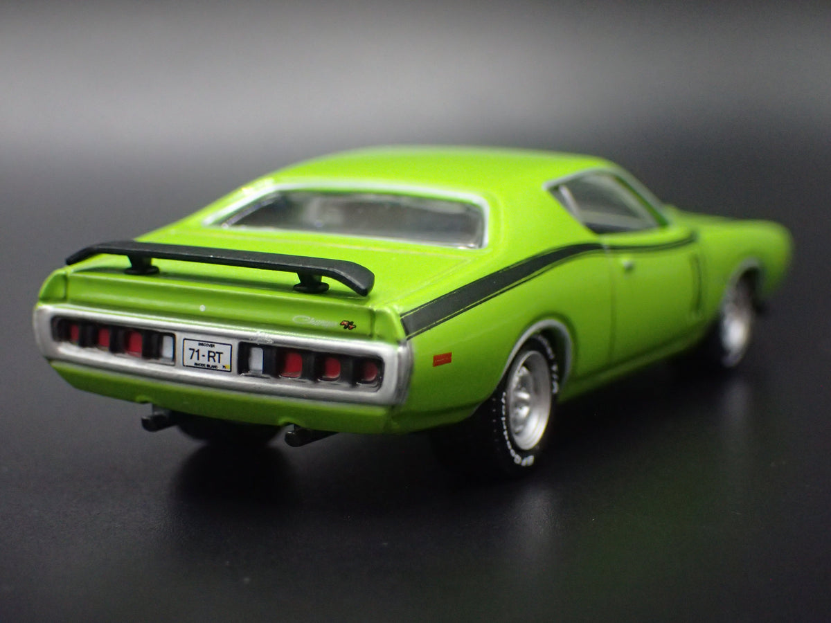 1971 71 DODGE CHARGER RT GREEN 1:64 SCALE COLLECTIBLE DIECAST MODEL CAR