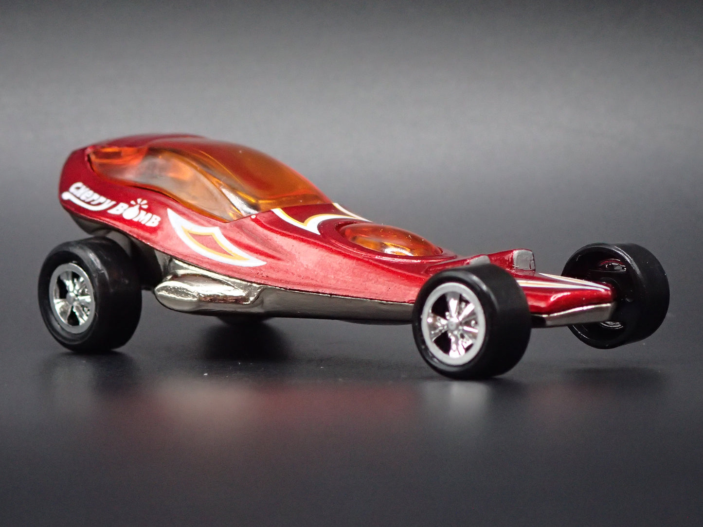 CHERRY BOMB DRAGSTER TOM DANIELS CUSTOM RED 1:64 SCALE DIECAST MODEL CAR