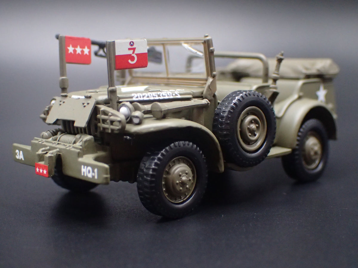 WWII DODGE WC57 COMMAND CAR ARMY MILITARY 1:64 SCALE DIECAST MODEL CAR