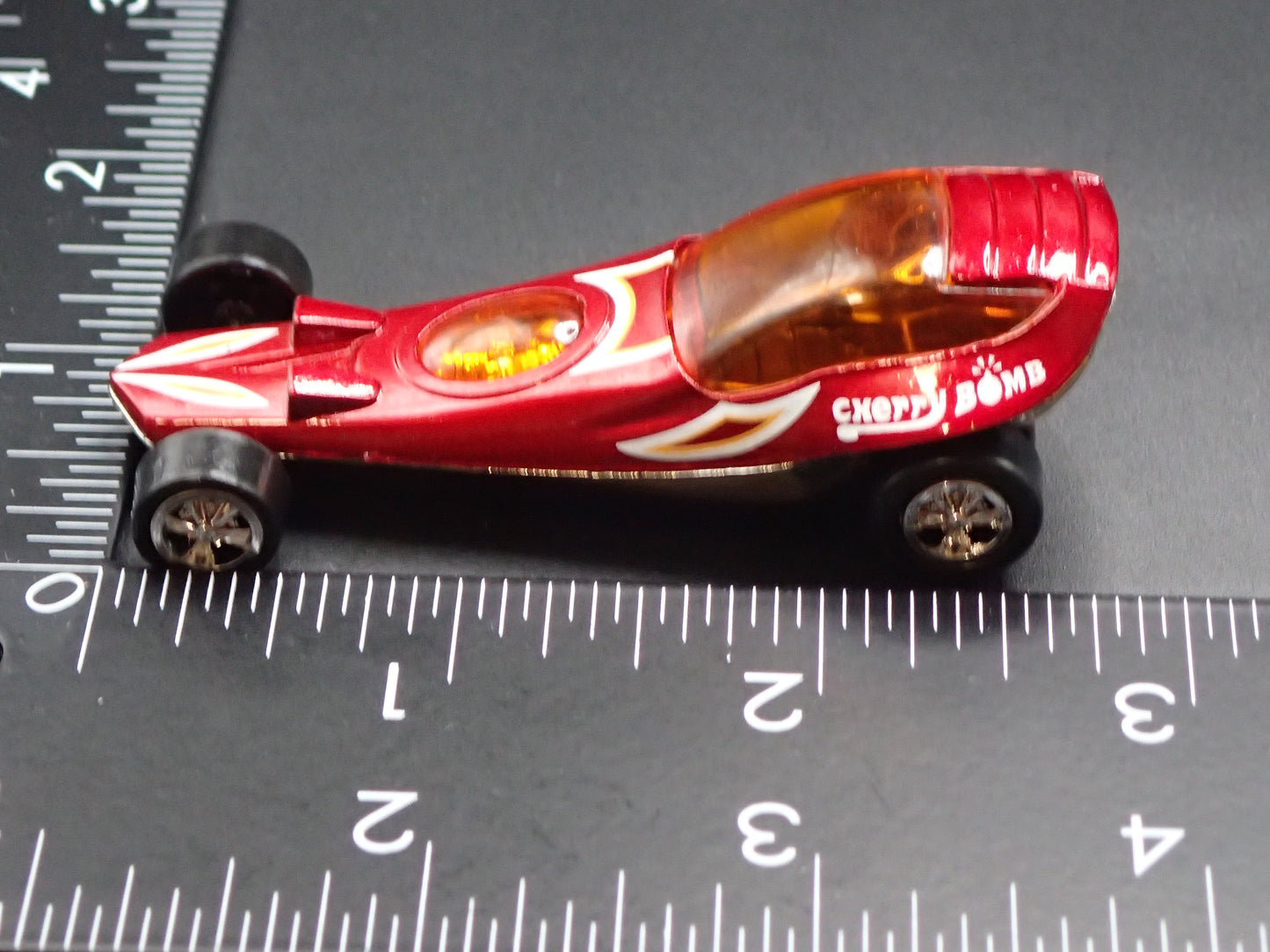 CHERRY BOMB DRAGSTER TOM DANIELS CUSTOM RED 1:64 SCALE DIECAST MODEL CAR