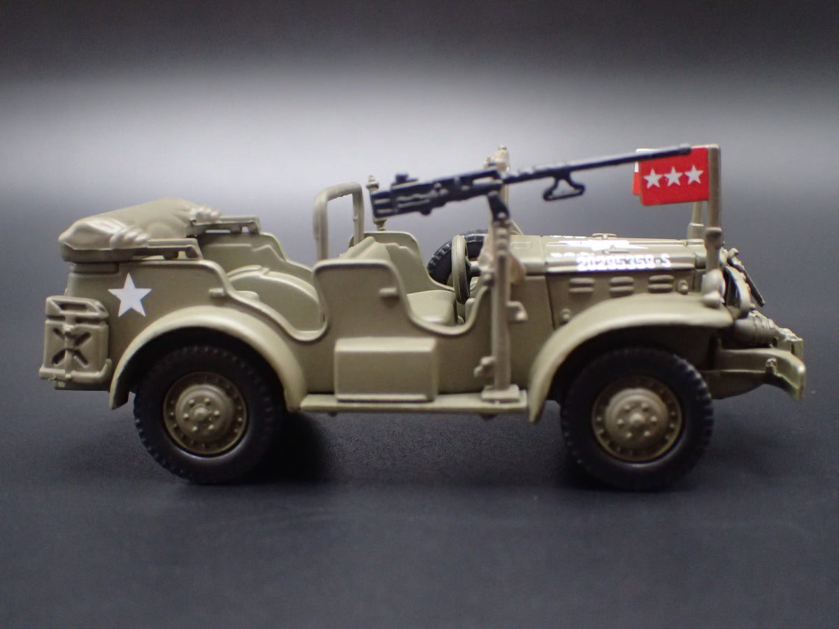 WWII DODGE WC57 COMMAND CAR ARMY MILITARY 1:64 SCALE DIECAST MODEL CAR