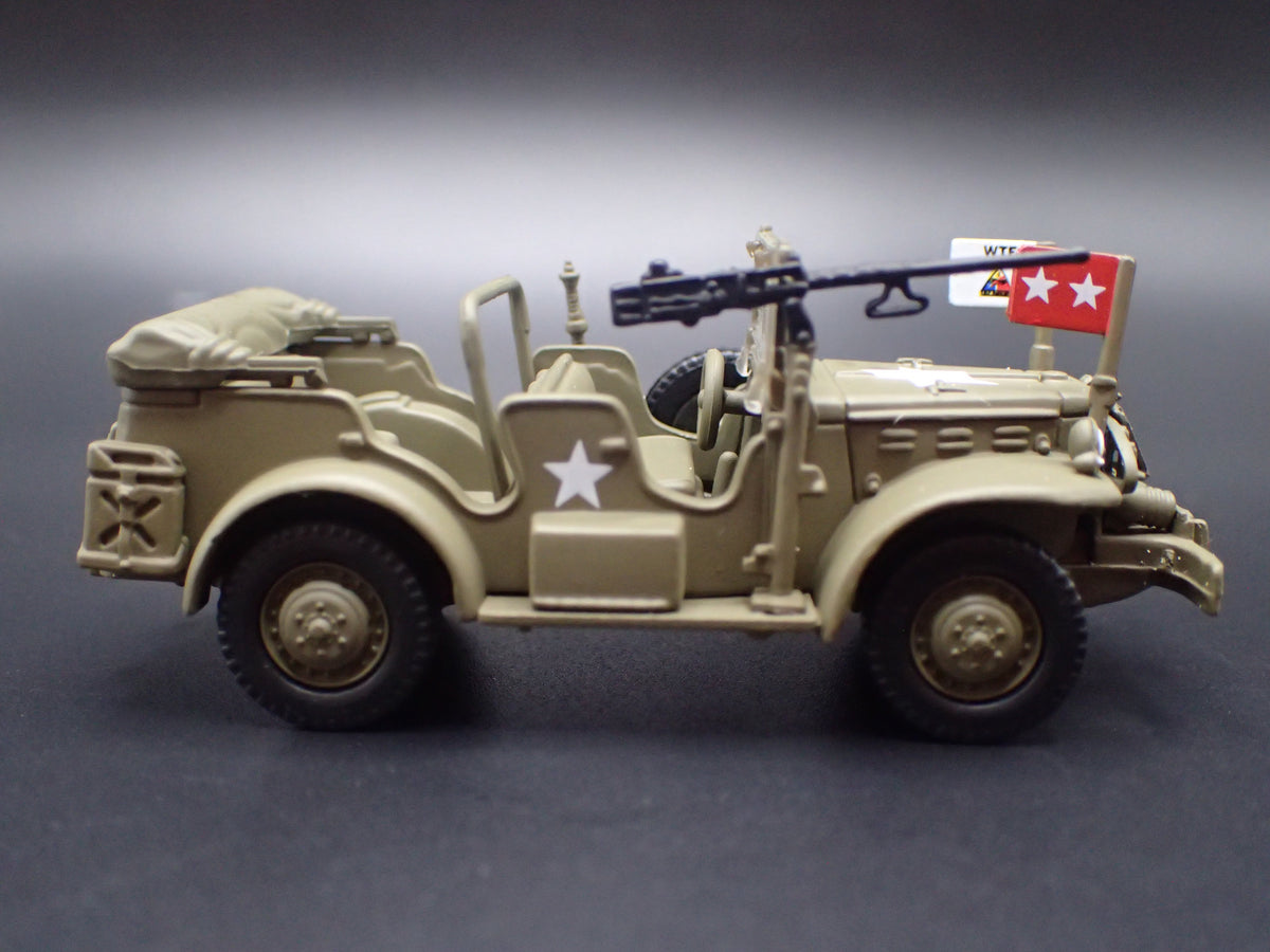 WWII DODGE WC57 COMMAND CAR ARMY MILITARY 1:64 SCALE DIECAST MODEL CAR